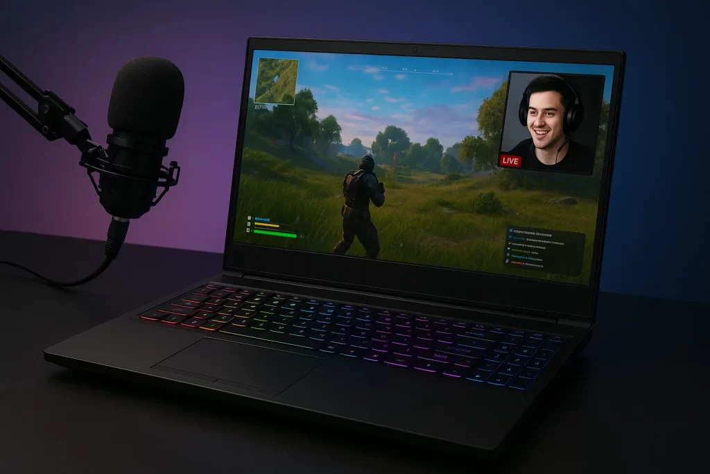 Gaming Laptop for Youtube Creators and Streamers