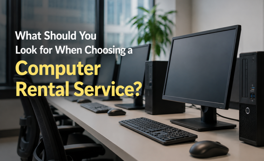 What Should You Look for When Choosing a Computer Rental Service? 